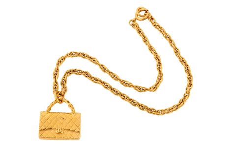 chanel mini purse necklace.